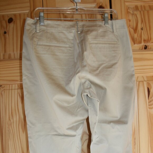 J Jill Live In Chino Cropped Pants Size 10 - Picture 4 of 5